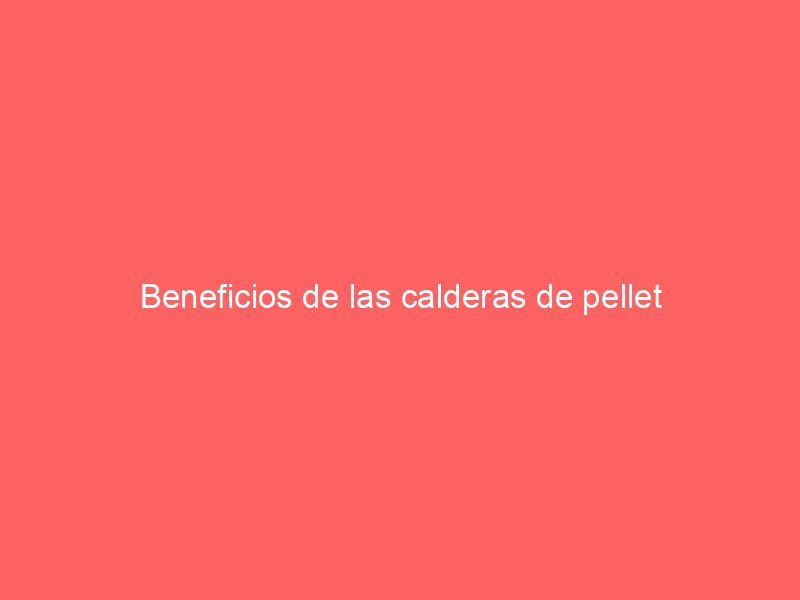 Beneficios de las calderas de pellet