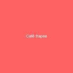 Café frapee