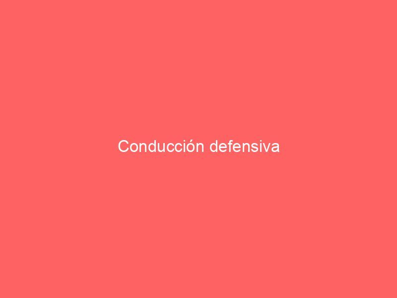 Conducción defensiva