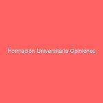 Formación Universitaria Opiniones