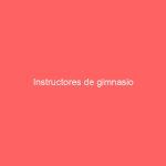 Instructores de gimnasio