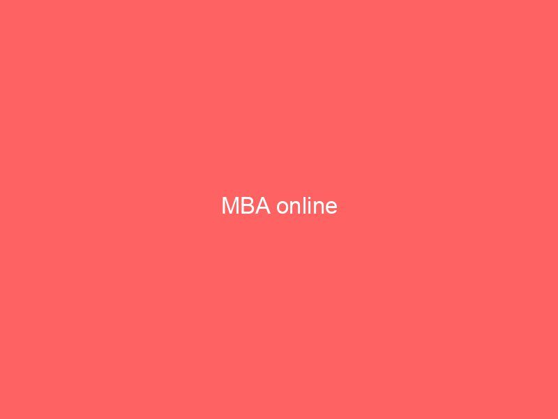 MBA online