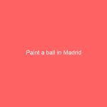 Paint a ball in Madrid