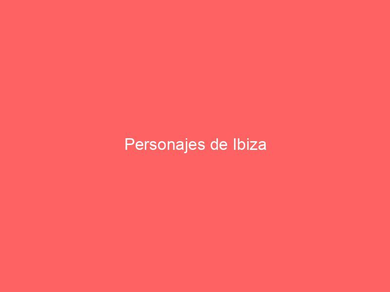 Personajes de Ibiza