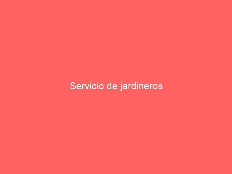 Servicio de jardineros