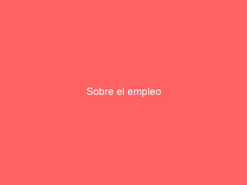 Sobre el empleo