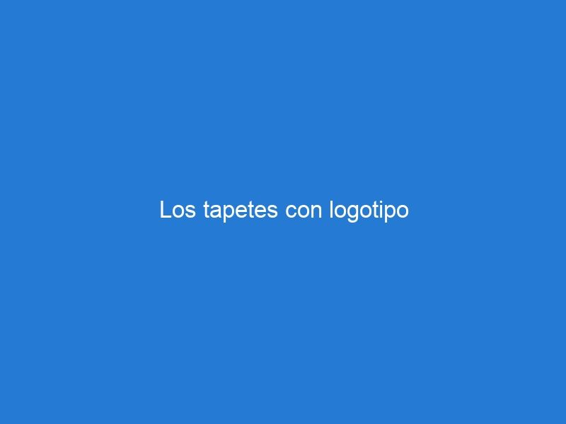 Los tapetes con logotipo