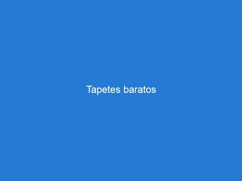 Tapetes baratos