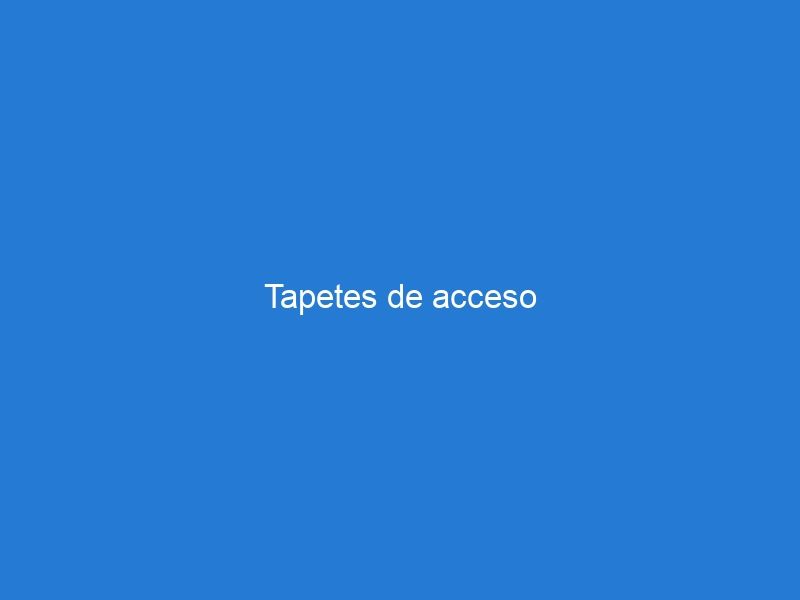 Tapetes de acceso