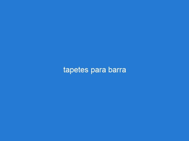 tapetes para barra