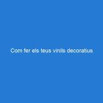 Com fer els teus vinils decoratius