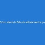 ¿Cómo afecta la falta de señalamientos para invidentes a la accesibilidad?