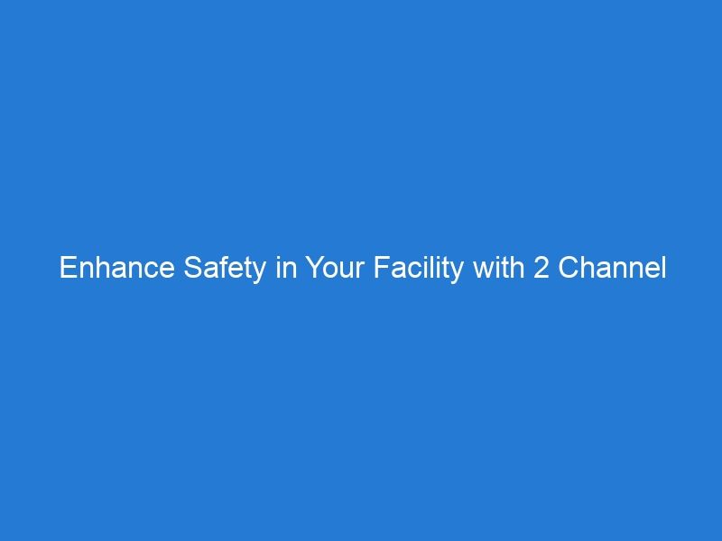 Enhance Safety in Your Facility with 2 Channel Cable Ramps