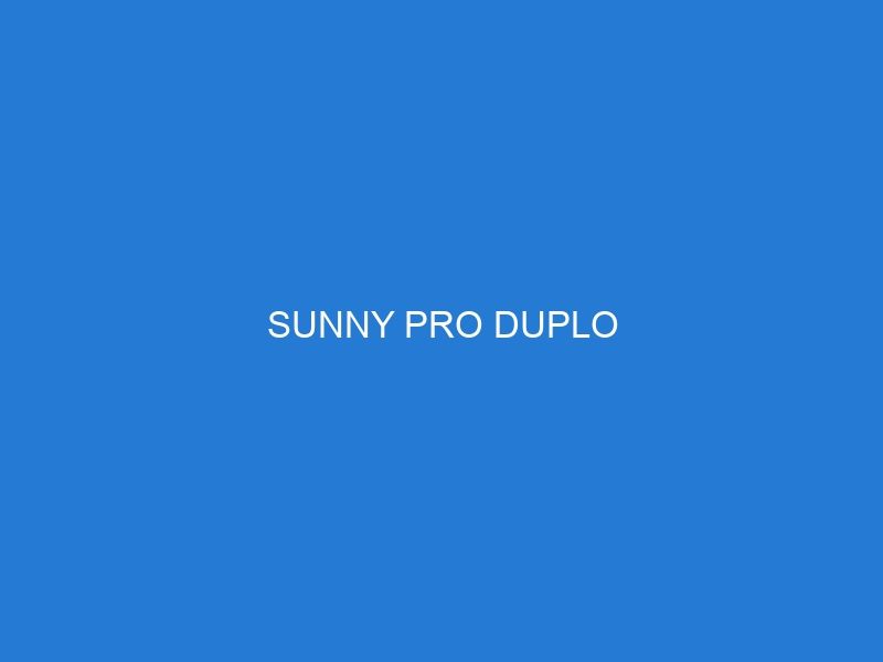 SUNNY PRO DUPLO