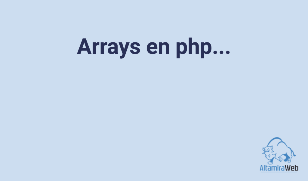 Arrays en php